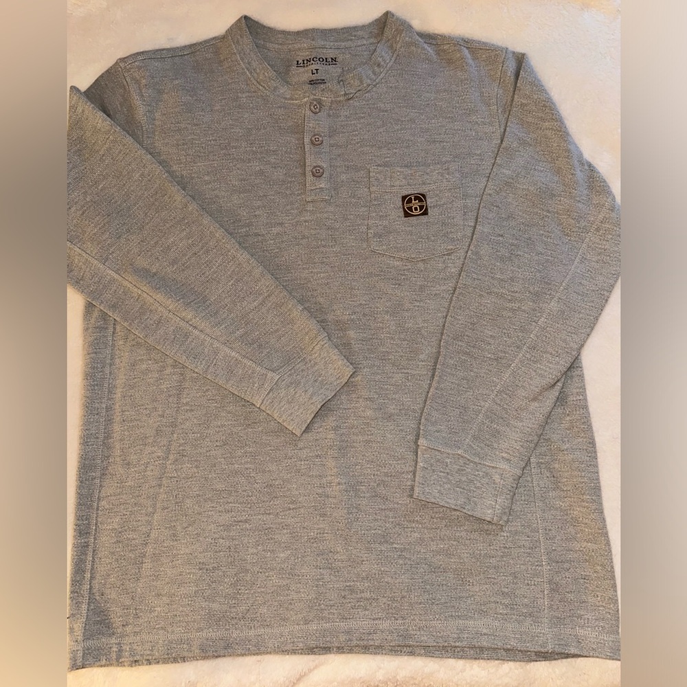 Lincoln Outfitters gray Long Sleeve‎ Henley